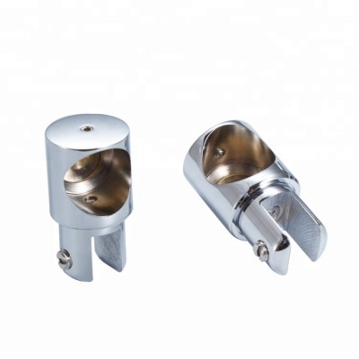 Best selling brass glass connector clip for shower room