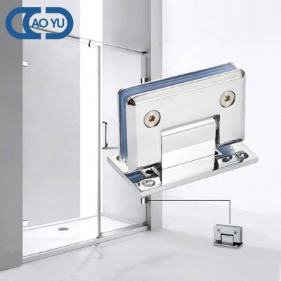 General Used 90 Degree Wall To Glass Hinge Sliding Door Shower Hinge Glass For 8-12mm