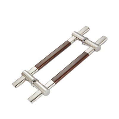 Commercial Stainless Steel Wooden Hardware Handle,  Modern  Glass Door Wood  Handles