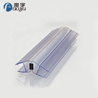 Factory price magnetic seal strip for glass shower door pvc