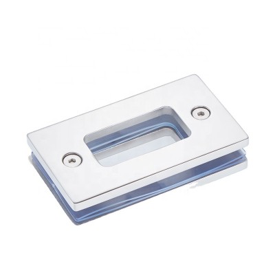 High Quality Frameless Glass  Shower Room  Adjustable Entrance Sliding Door Square Handle Knob