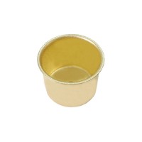 Dongguan factory Brass Color Tea Light Candle cup Holder Inserts