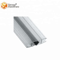 WP-M01B  High Quality Shower Door Water Proof PVC Weather Steal Strip