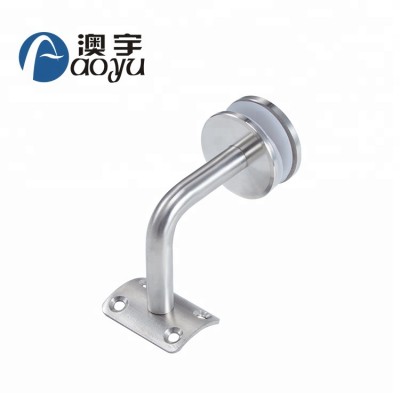 Factory price stainless steel glass to glass adjustable stair exterior  handrail bracket