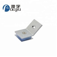 Factory price 135 degree brass material china glass panel  clamp for shower room