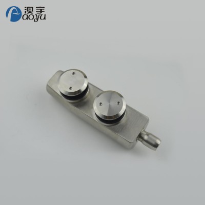 China manufacturer high quality adjustable glass to glass connector hardware fitting for glass