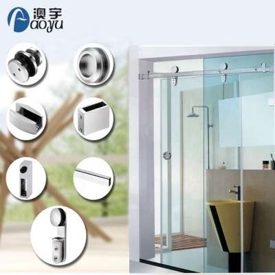 wholesale aluminum frame shower room enclosure sliding shower door hardware